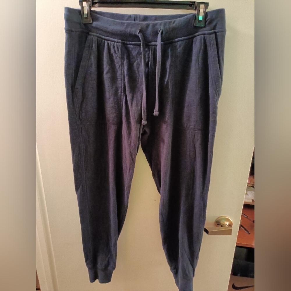 J.Crew Yoga Knit Goods Men's Medium Navy Blue Joggers